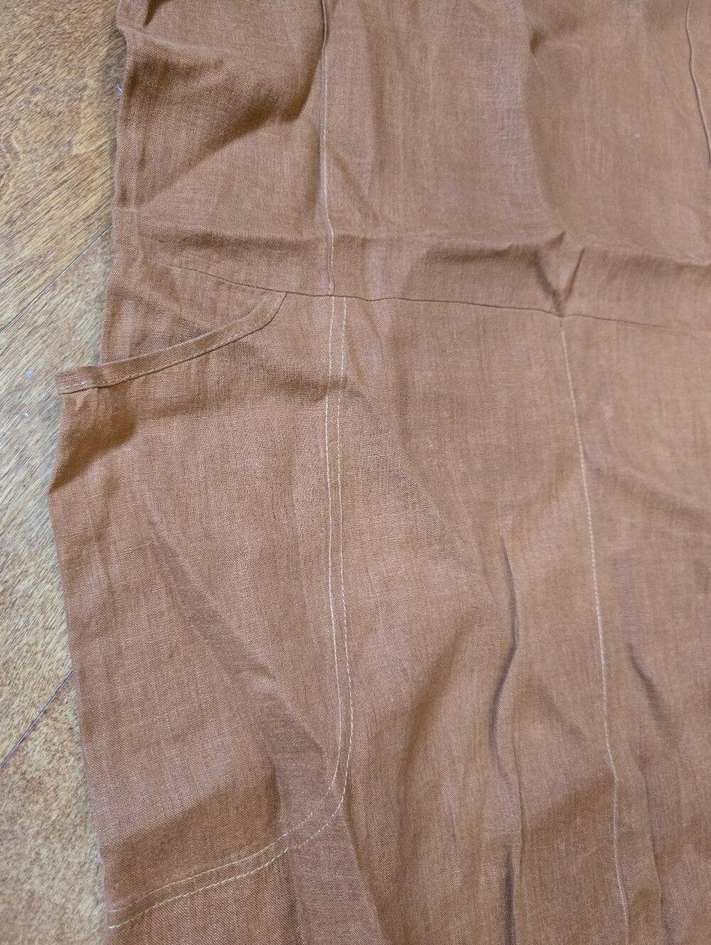 FLAX 100% linen women dress with pockets - Picture 4 of 8
